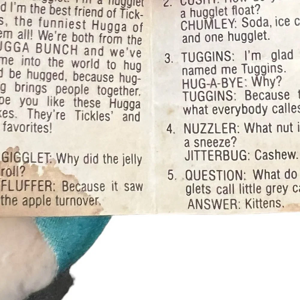 Vintage Hallmark Hugga Bunch Taco Bell Stuffed‎ Doll